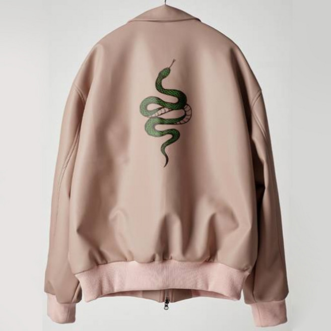 세븐룩북 남성용 SNAKE 오버핏 레자 투웨이 자켓 BBP003