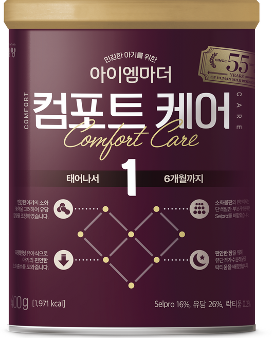 아이엠마더 컴포트케어 분유 1단계, 400g, 1개