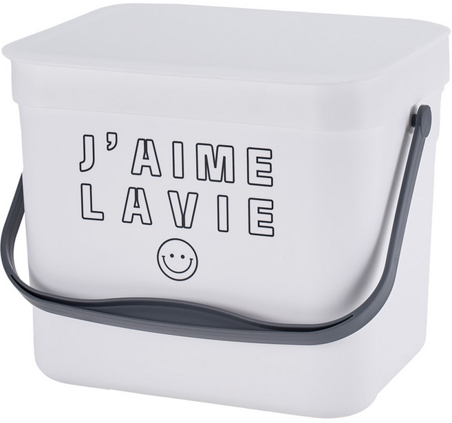 조은리빙 벽걸이형 다용도 휴지통, 화이트