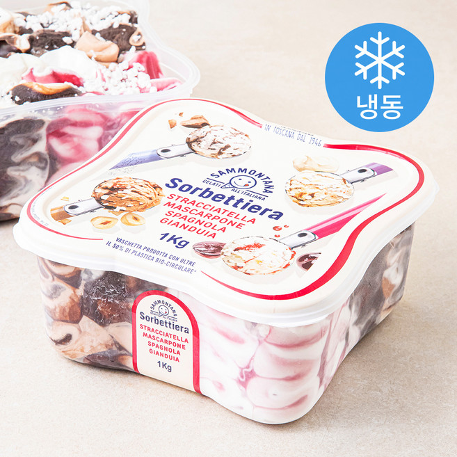 사몬타나 소르베티에라 젤라또 4가지맛 (냉동), 1kg, 1개입, 1개