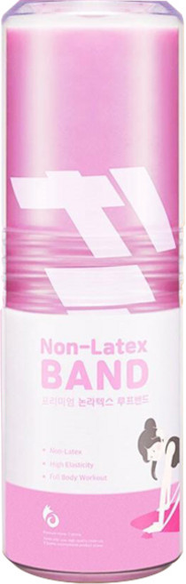 파비츠 스트레칭 루프 운동 고무 스포츠 밴드 논 라텍스 탄력, 핑크