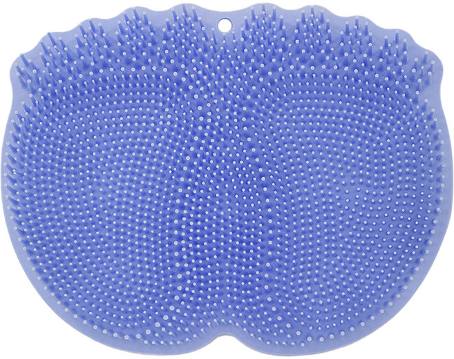 컬라피 풋브러쉬 매트 블루, 1개입, 1개