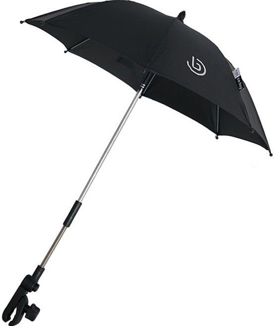 낫쏘빅 파라솔 강아지 아이유모차용 양산, 블랙, 1개