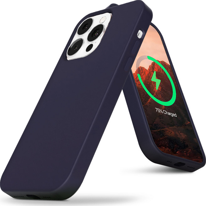 슈퍼쉘 맥세이프 실리콘 슬림 휴대폰 케이스