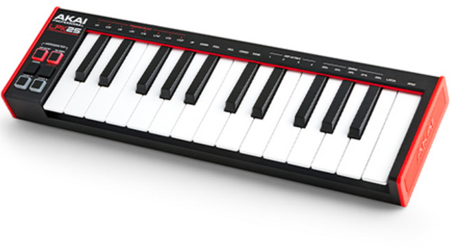 아카이 미디컨트롤러, LPK 25 MK2, 혼합색상, 1개