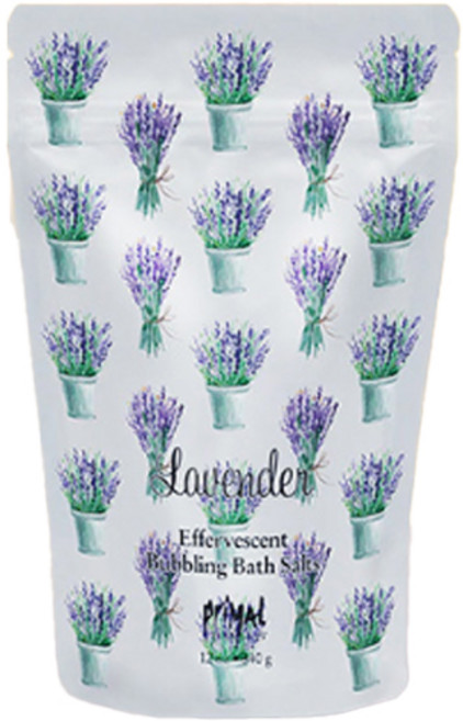 프라이멀엘리먼츠 버블링 배쓰솔트 라벤더 향, 1개, 340g