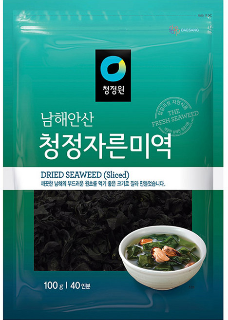 대상 청정원 청정자른미역, 100g, 1개