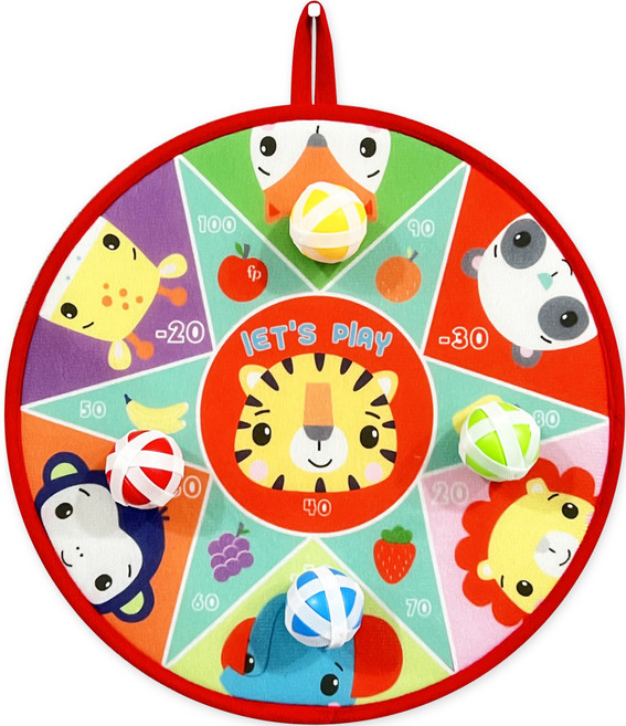 Fisher Price 圓形雙面飛鏢, 混色