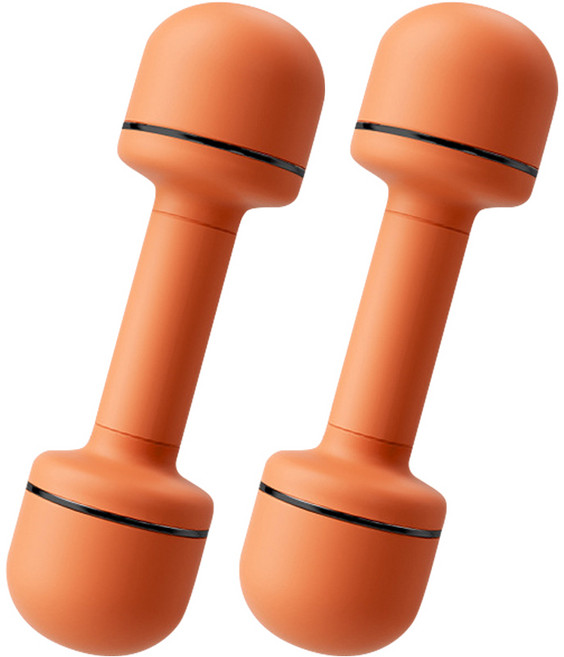 순잠 무게조절 논슬립 아령 오렌지 2p, 1.5kg, 2개