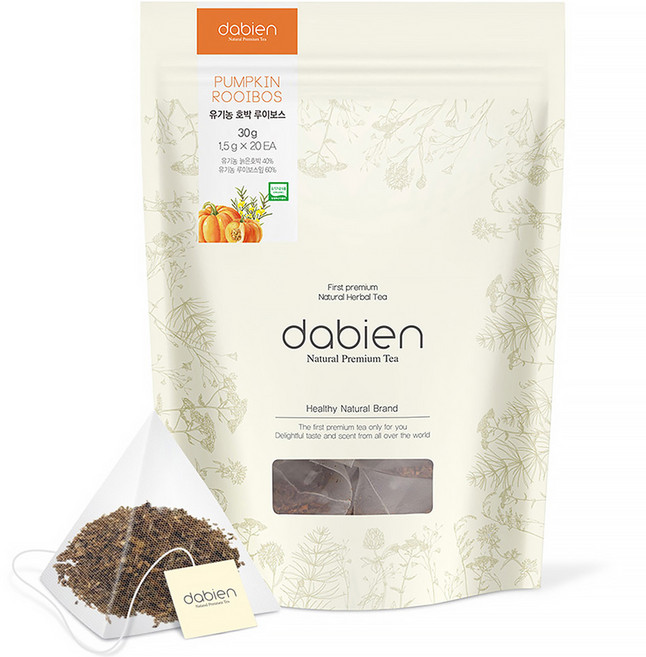 다비앙 유기농 호박 루이보스티, 1.5g, 20개입, 1개
