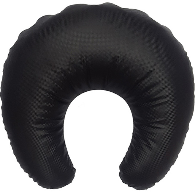 지앤그린 허그 미용실 등쿠션, 블랙