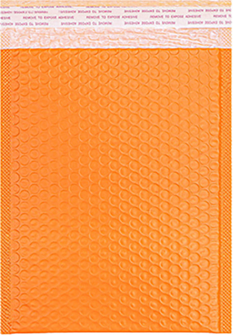 마켓감성 컬러 안전 봉투 오렌지, 100개