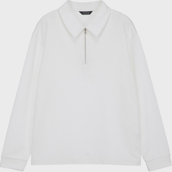 마인드브릿지 남성용 변형 조직 카라 반집업 티셔츠 MXTS2101