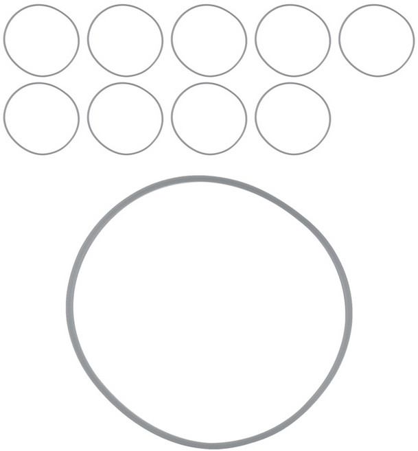 키친유 식판 실리콘 기본형, 10개, 그레이