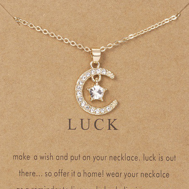 비아워게스트 여성용 문스타 탄생석 목걸이