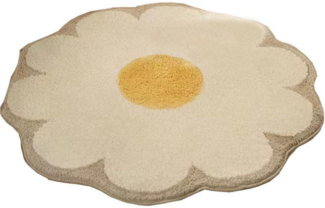 하이어리 데이지 플라워 카페트 발매트, 06