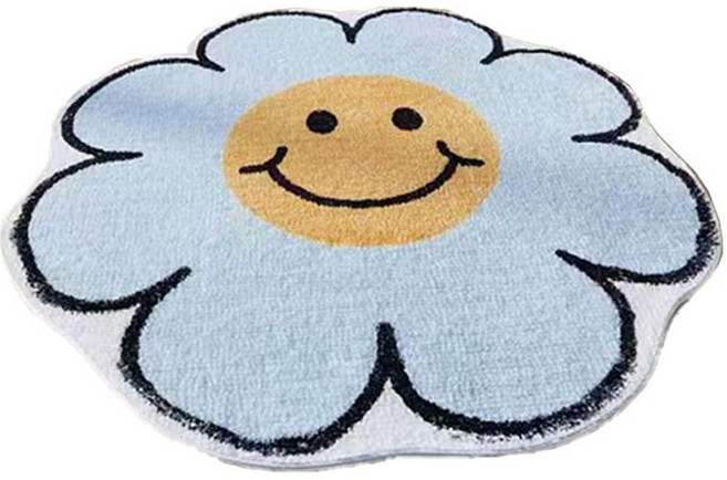 하이어리 데이지 플라워 카페트 발매트, 03