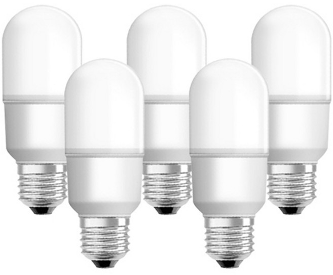 오스람 LED 스틱 램프 10W, 주광색, 5개