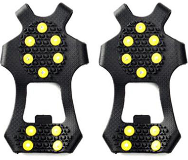 DAYA 일상용 빙판길 아이젠 2p 세트, 블랙