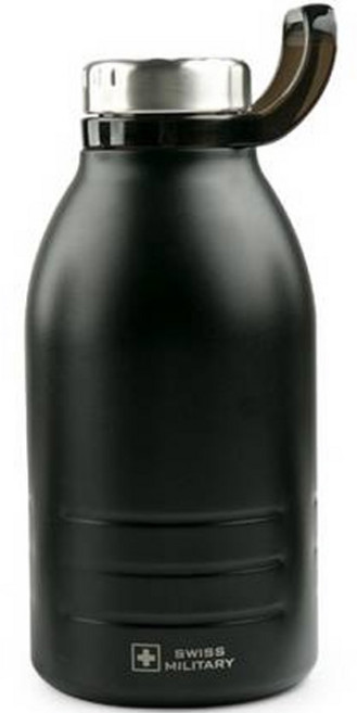 스위스밀리터리 보온보냉 플로우저그 OKK-TKF1900, FBK 터키블랙, 1900ml, 1개