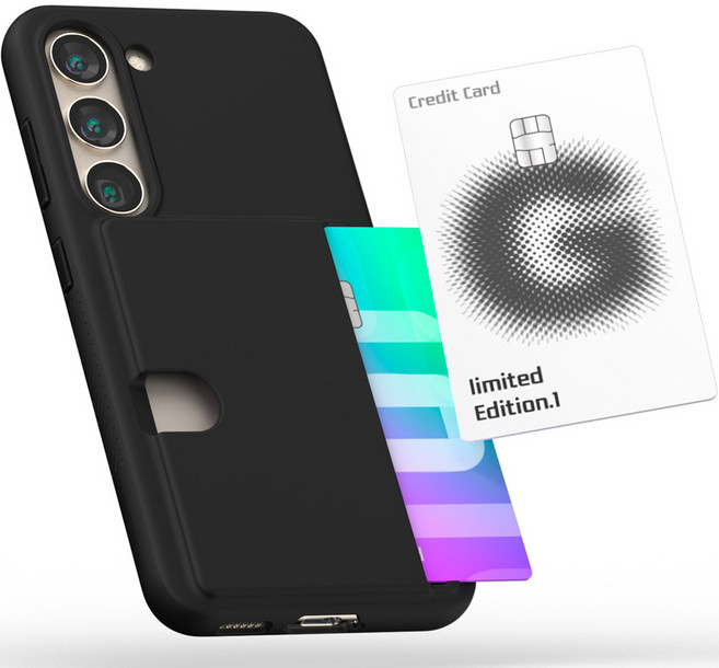 구스페리 매트 스킨 듀얼 카드 포켓 휴대폰 케이스