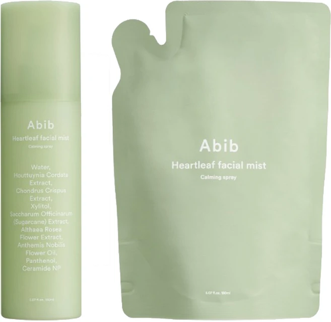 아비브 어성초 페이셜 미스트 카밍 스프레이 150ml + 리필 150ml 세트, 1세트 - 쿠팡