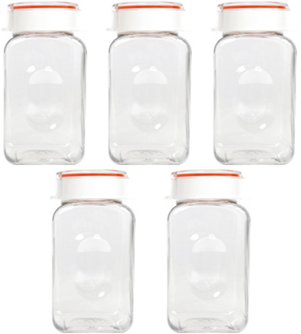 소담 후레쉬 양념통 세트, 1세트, 양념통 600ml x 5p + 라벨스티커 9p