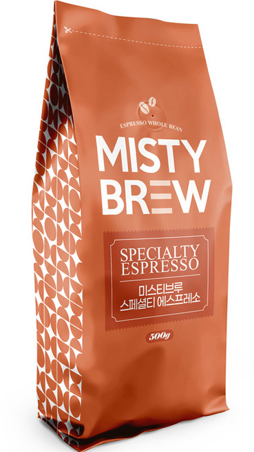 미스티브루 스페셜티 에스프레소 원두, 500g, 1개, 홀빈(분쇄안함)