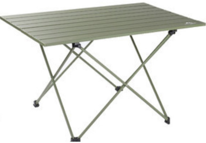 예따여기 접이식 야외 피크닉 테이블 소, 그린