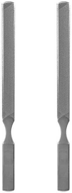 다크니스 스텐 손 발톱 정리 파일 소, 은색, 2개