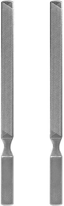 다크니스 스텐 손 발톱 정리 파일 대, 은색, 2개