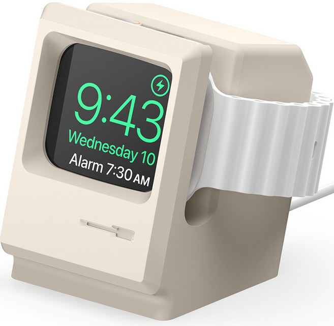 엘라고 W3 애플워치 울트라 충전거치대, 클래식 화이트, 1개