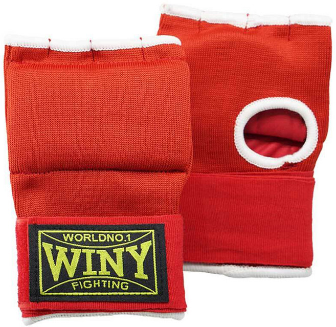 위니 이지 글러브 복싱 핸드랩 양손착용, 레드, 1개