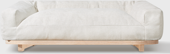 두잇 강아지 눕눕 쿠션 + 베드 세트, 혼합색상, 1개