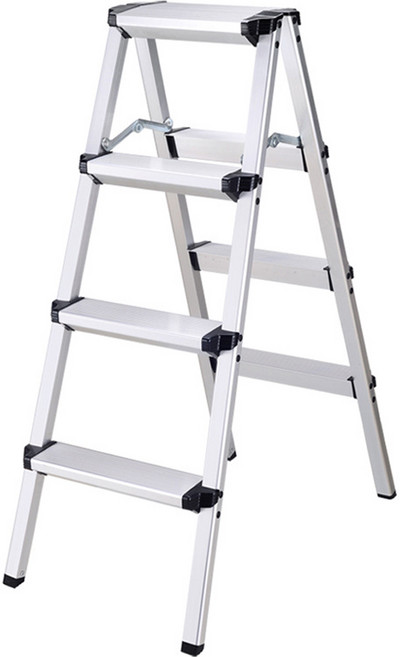 코끼리리빙 알루미늄 접이식 안전 사다리 4단, 1개