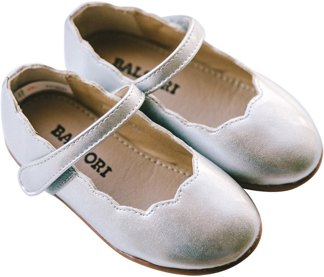 발소리 베이비잼 여아용 화요 플랫 슈즈