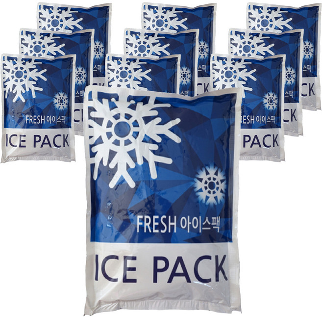 젤 아이스팩 15 x 20cm, 1개입, 10개