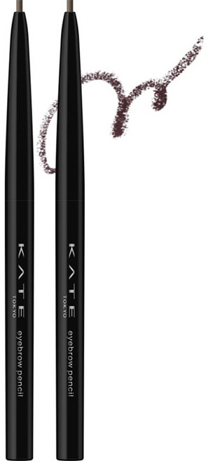 케이트 아이브로우 펜슬 Z, BR-3 내추럴 브라운, 2개