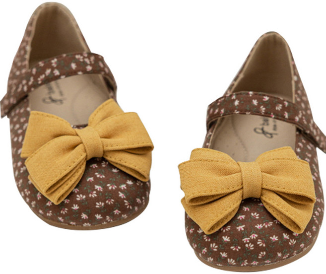 발소리 베이비잼 여아용 스프링 플랫