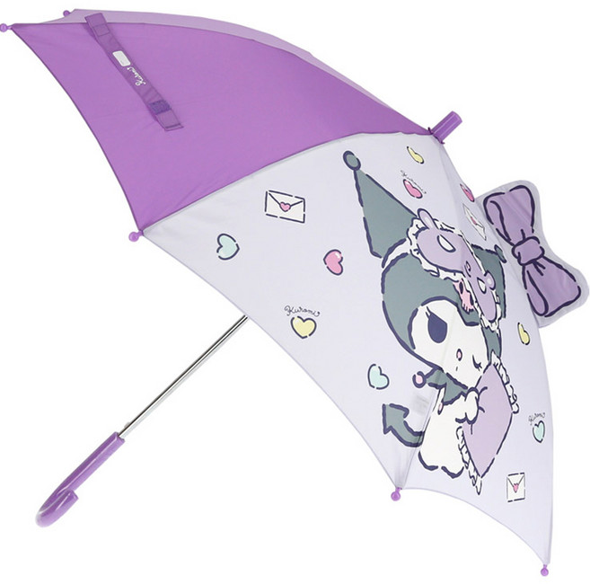 산리오 쿠로미 53 리본 입체 홀로그램 장우산 LUHKU10041