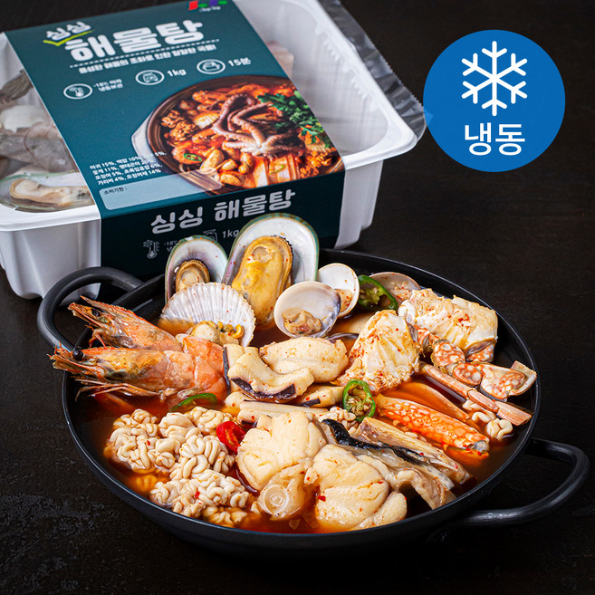 싱싱 해물탕 2~3인분 (냉동), 1kg, 1개