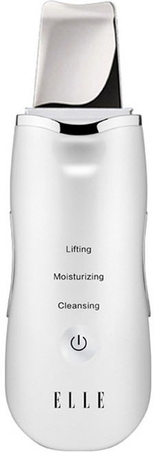 엘르 갈바닉 아쿠아 워터 필링기 얼굴 각질제거, 화이트, ELB-260