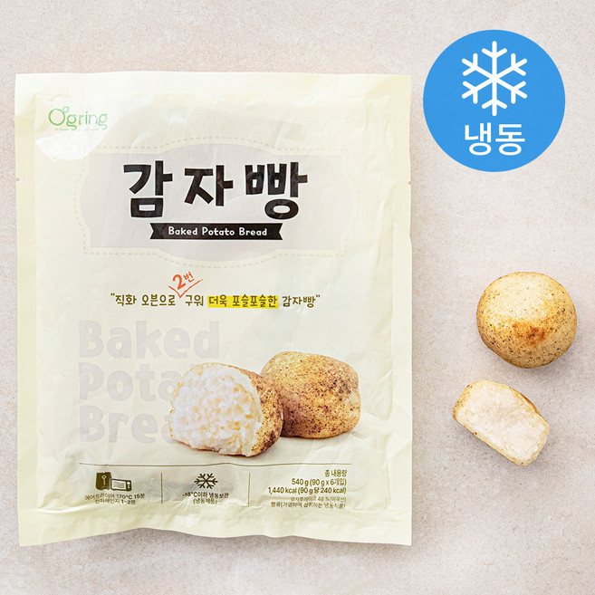 오그링 감자빵 (냉동), 90g, 6개입, 1개