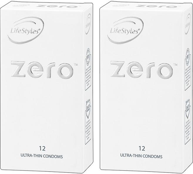 남성형콘돔 Lifestyles Zero, 12개입, 2개