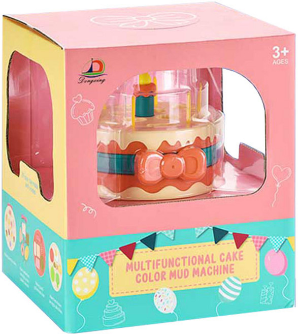 맘스아이 유아용 생일케이크 + 점토 300g 세트, 혼합색상, 1개