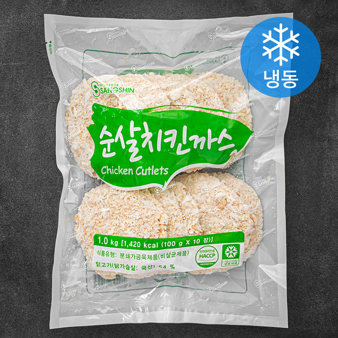 상신 순살 치킨까스 10장 (냉동), 1kg, 1개