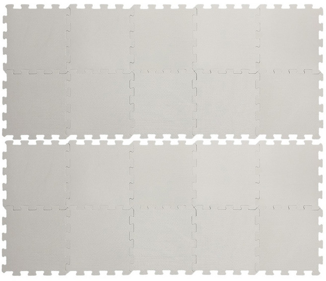 소리안나 파스텔 유아퍼즐매트, 연그레이, 20개