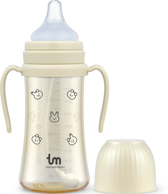 토비앤몰리 돗바니 PPSU 빨대 젖병 280ml, 1개, 바닐라