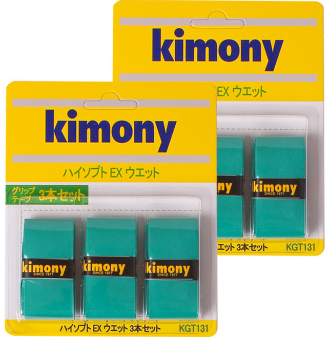 키모니 하이 소프트 EX 오버그립 KGT131 6p, 그린, 2개