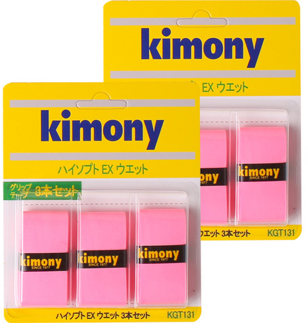 키모니 하이 소프트 EX 오버그립 KGT131 6p, 핑크, 2개